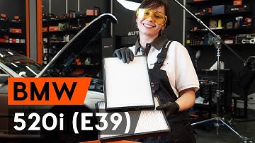 Hvordan bytte pollenfilter / kupefilter der på BMW 520i (E39) [AUTODOC-VIDEOLEKSJONER]