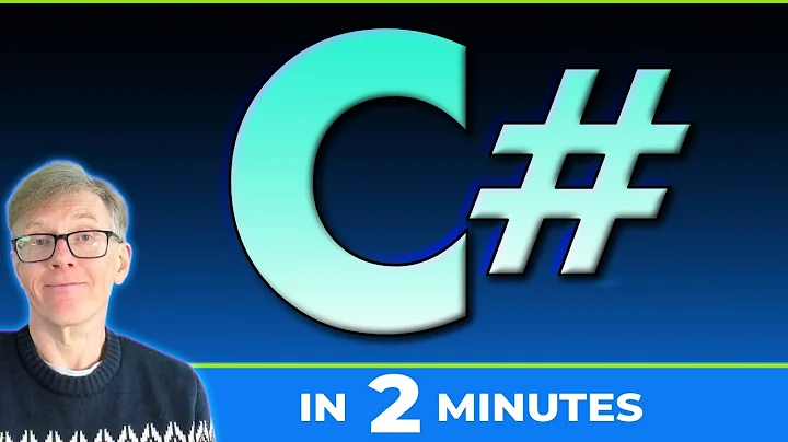 C# Programming Explained (in 2 Minutes)