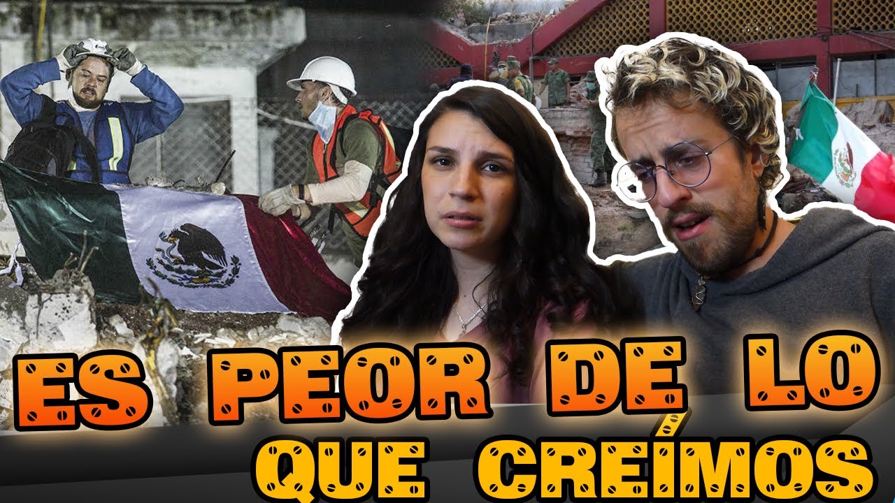 ESPAÑOL REACCIONA AL TERREMOTO 🇲🇽 DE MÉXICO 19S 2017 CON UNA MEXICANA | LUISAANDPAUL