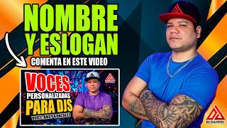 GRABA TÚ NOMBRE Y ESLOGAN ✅ VOCES PARA DJS 🔥 VOICE ANDY GONZALEZ 💥 @DjDarrelElapoderado ✔