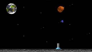 DOS Classics: Asteroid Gameplay Video