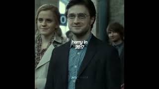 harry in 2017 vs harry in 1993 | nothing breaks like a heart | #shorts #hp #harrypotter