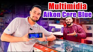 Aikon Brasil Exclusividade Central Multimídia 6.8 1Din Carplay Android Auto