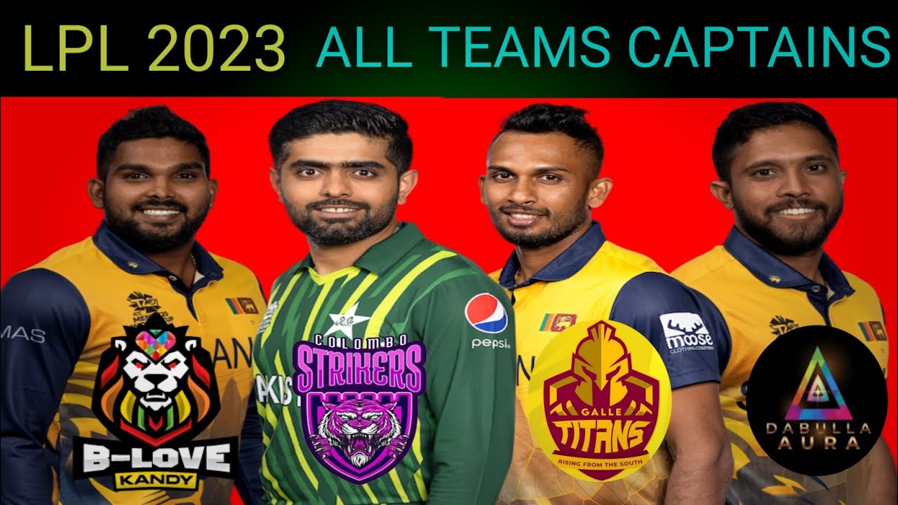 LPL 2023 All Teams Captains | Lanka Premier league 2023 All Teams Captains List | LPL 2023