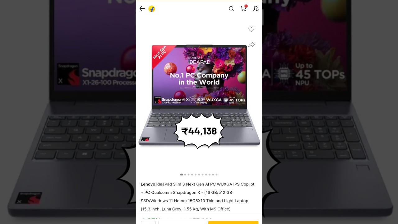 💥 Lenovo IdeaPad Slim 3 Next Gen AI PC 