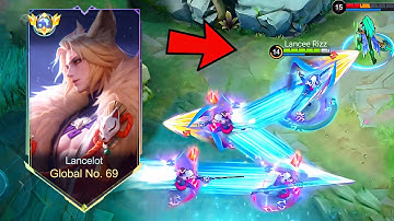 27 KILLS!! LANCELOT NEW CHEAT BUILD THAT CAN RANK UP YOU FASTER!!