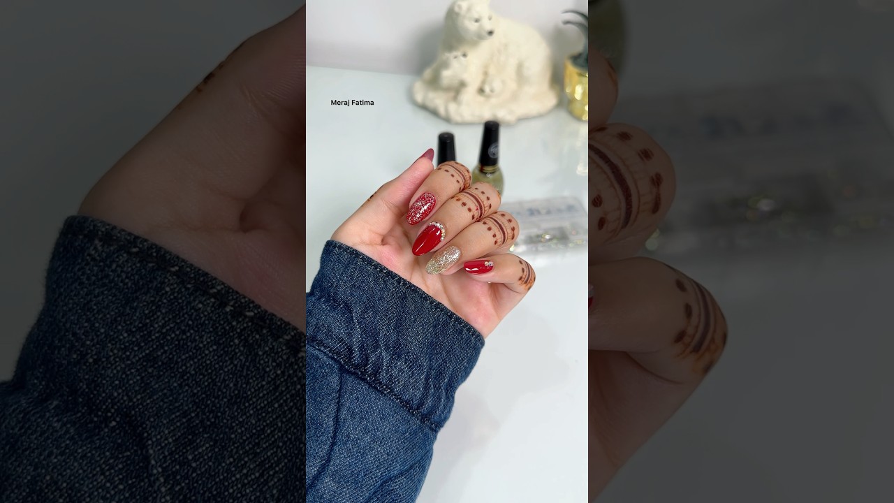 Easy Bridal Nail Art♥️👰‍♀️