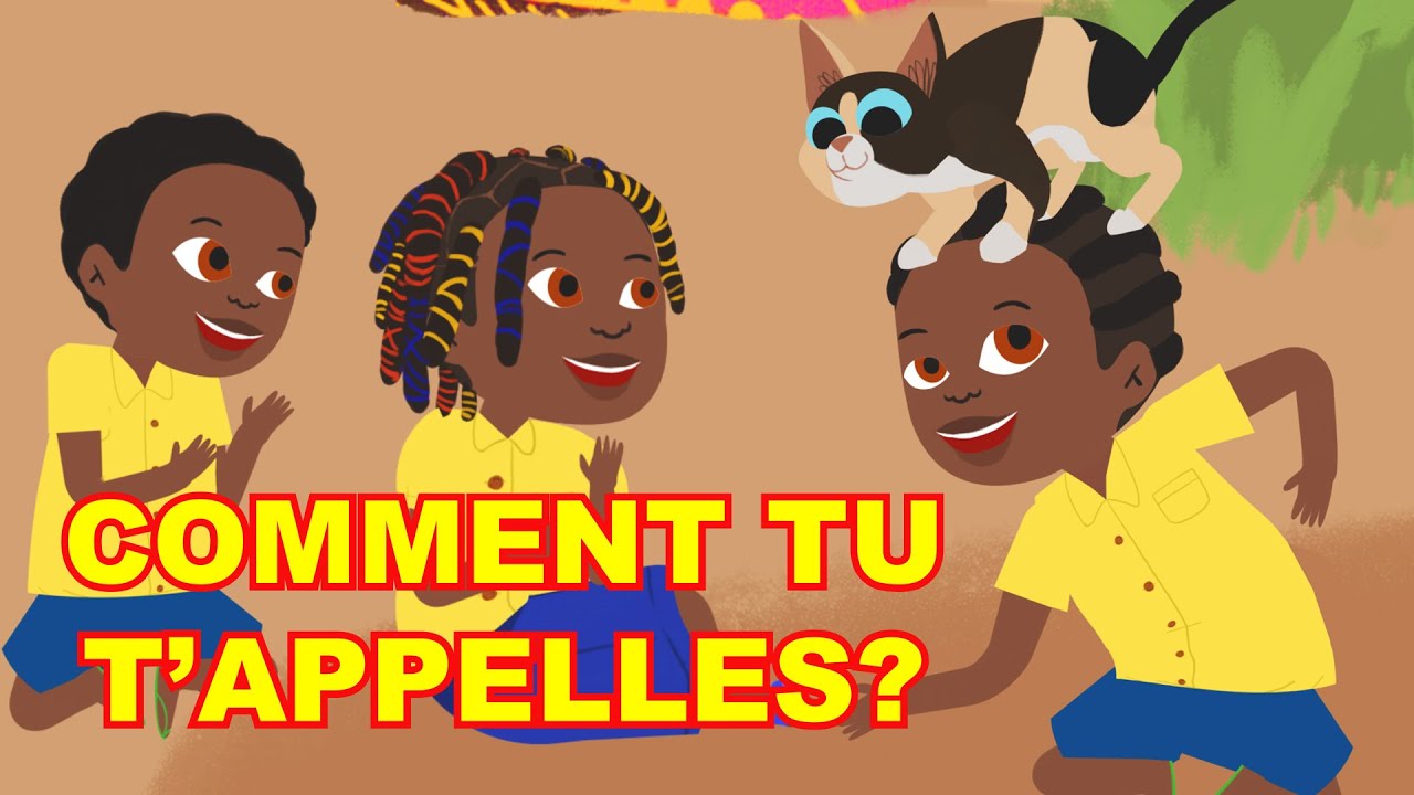 Comment tu tappelles   Comptine jeu congolaise avec paroles