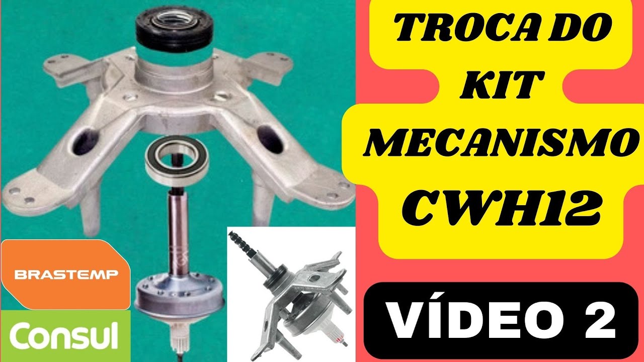 lavadora cônsul cwh12 | Troca da mecânica completa |Vídeo 2 | Veja como montar tudo de forma correta