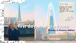 🏦 first day as a graduate analyst in london - female in finance vlog 💼