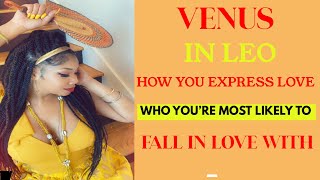 How Venus (Oshún) in Leo People Fall in Love✨💛🌹✨