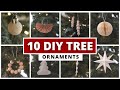 DIY CHRISTMAS ORNAMENTS (scandinavian, minimal, budget)