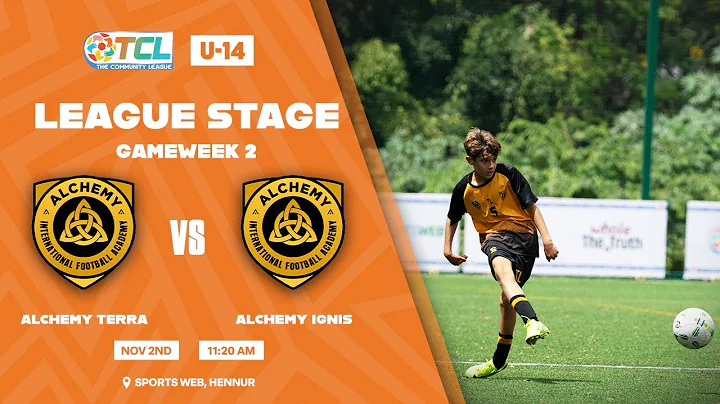 The Community League U-14 | Gameweek 2 | Match 2 | Alchemy Terra vs Alchemy Ignis