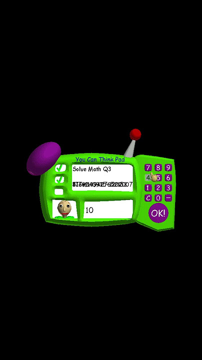 The secret to Baldi's Impossible question......😲