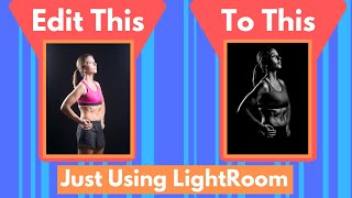 Fitness image Lightroom editing tutorial screenshot 4