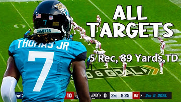 Brian Thomas Jr Week 7 Highlights: Every Catch and Run Vs Patriots