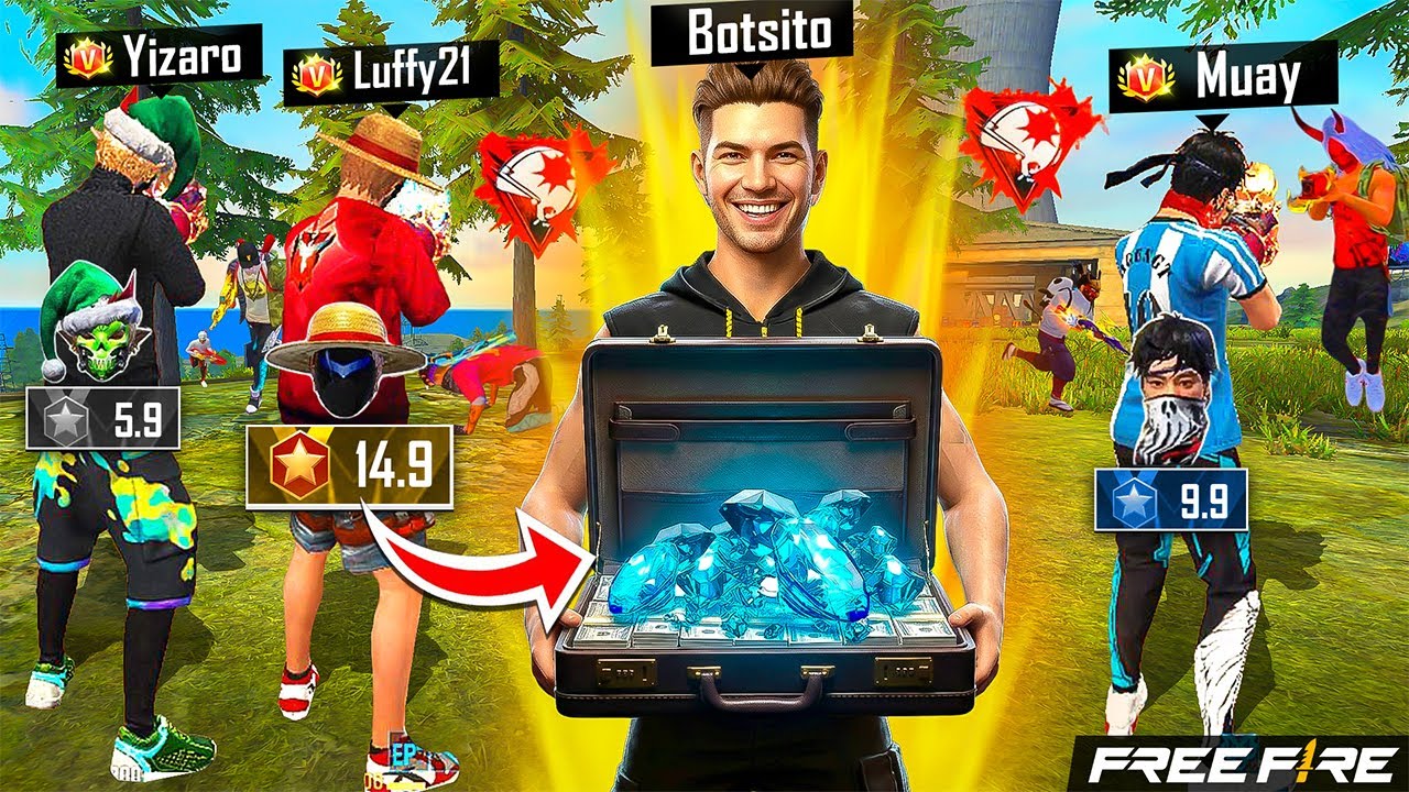 QUIEN TENGA MENOS PUNTUACIÓN en BR-CLASIFICATORIA le DA 10k A BOTCITO 😱🔥 Free Fire 