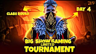 BSG CS LIMITED CHAMPIONSHIP TOURNAMENT S8, DAY - 4 🏆🏆 #Bigshowgaming #Nonstopgaming #freefirelive