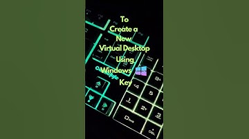 Windows+ Ctrl + D   Create a new virtual desktop #zendigital