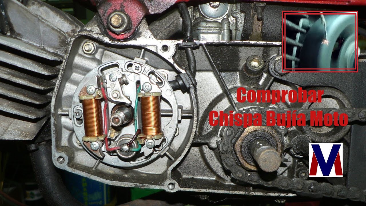 Comprobar Chispa Bujía Moto Derbi Variant Ep.1