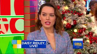 Daisy Ridley on Good Morning America [28/11/2017]