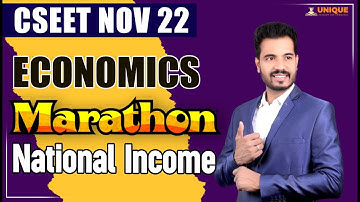 CSEET Nov 2022 | Economics | National Income Marathon