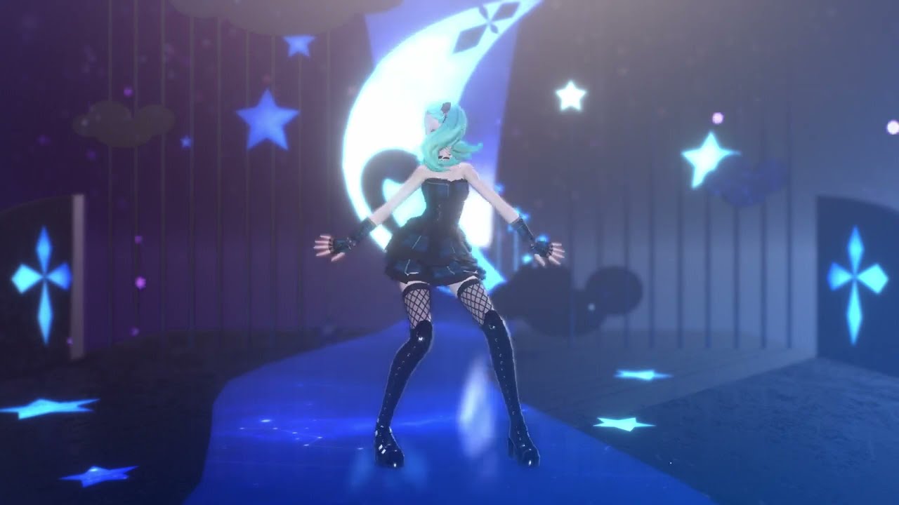 [MMD] LE SSERAFIM - 'Blue Flame' | (Full Focused)