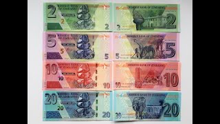 Zimbabwe New Dollars 2019 Banknote