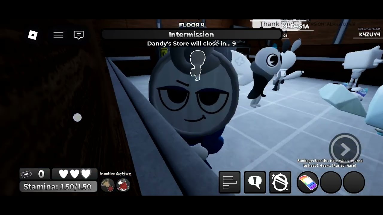 DANDY'S WORLD RUN(Cringe warning) ALSO HI TO MY NEW SUBSCRIBER(f1nn in the run)