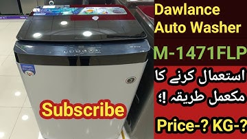 Dawlance Automatic Washing Machine Modl No-1471FLP #viral #trending #foryou #automaticwashingmachine
