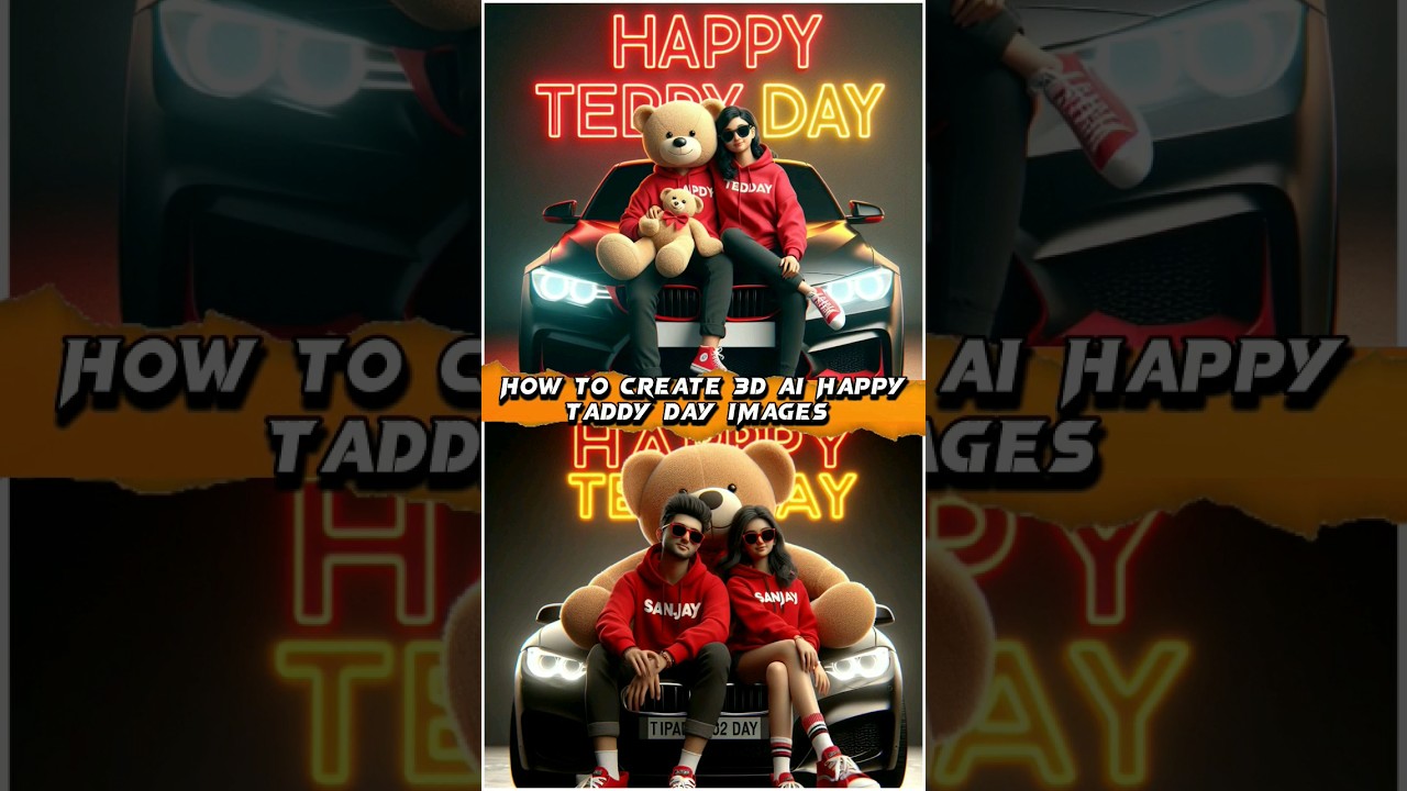How To Create 3D Ai Happy Teddy Day Images