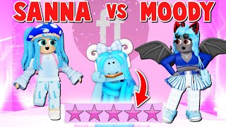 Sanna vs Moody in fashion famous Polly decides who WINS! | Roblox