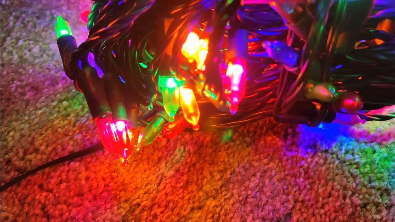 Lights4Fun 150 Multicoloured LED Traditional Vintage Christmas Tree