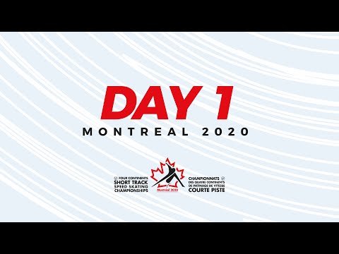 LIVE 🔴 | Day 1 | Four Continents Short Track Championships Montrèal 2020 | #4ContsShortTrack