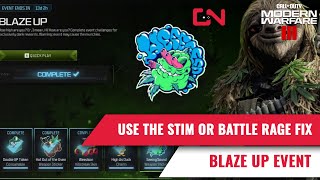 Use the Stim or Battle Rage Tacticals 15 Times Not Tracking, COD MW3 Blaze Up Event Bug Fix