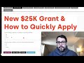 New $25K Grant Opportunity — Apply Now