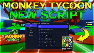 🐒Monkey Tycoon🐒 SCRIPT/GUI | *2022* (Showcase) (Pastebin) | Roblox