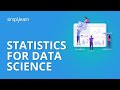 Statistics for data science  data science tutorial  simplilearn