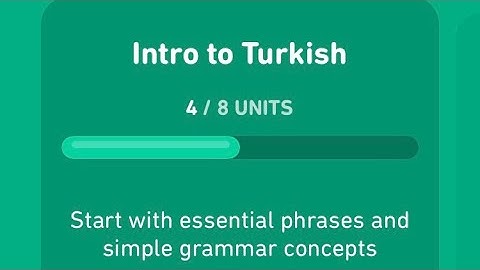 *Let’s learn Turkish with Duolingo