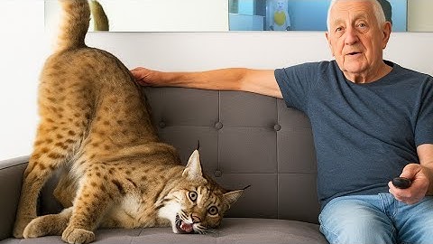 This Goofy Bobcat Talks Nonstop to Grandpa- TRY NOT TO SMILE at Their Goofy Antics! 