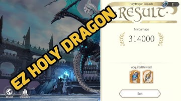Exos Heroes - EZ Holy Dragon Rank 1 Global Max 314000 Points Guide