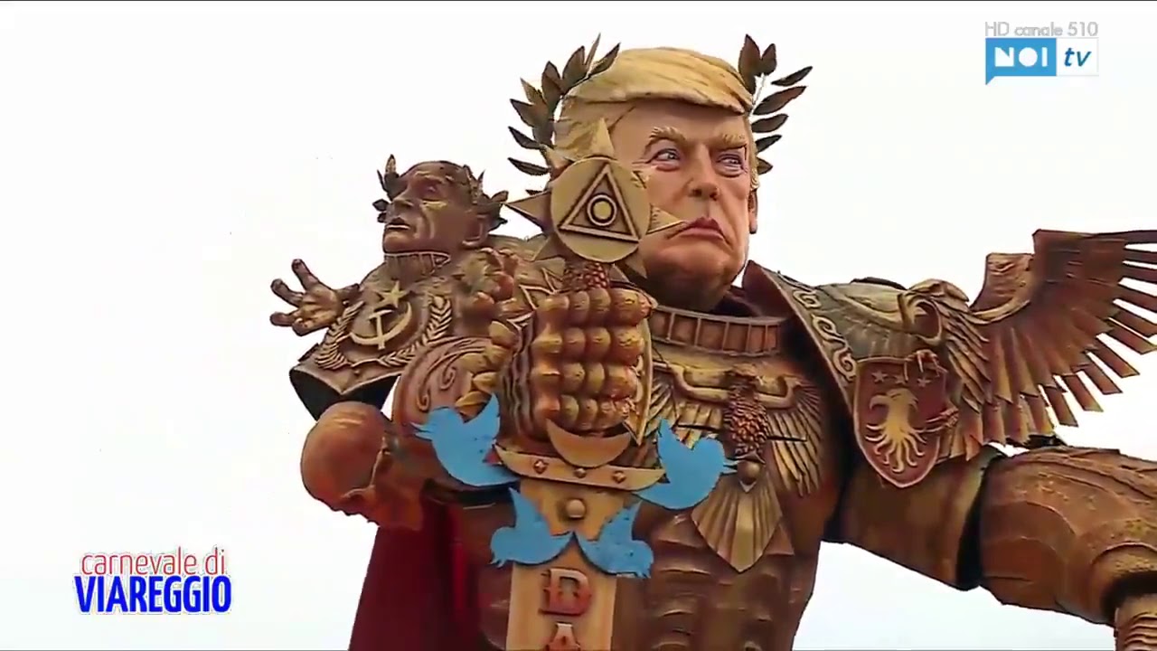 God Emperor Trump Italy Carnevale di Viareggio YouTube
