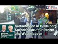Kretschmann in heidelberg  spendenaufruf fr panzer und waschlappen