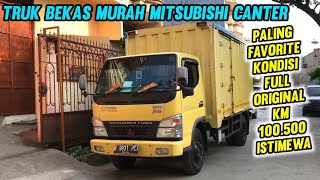 TRUK BEKAS MURAH‼️ MITSUBISHI CANTER FE74S 125PS SUPER SPEED TAHUN 2014