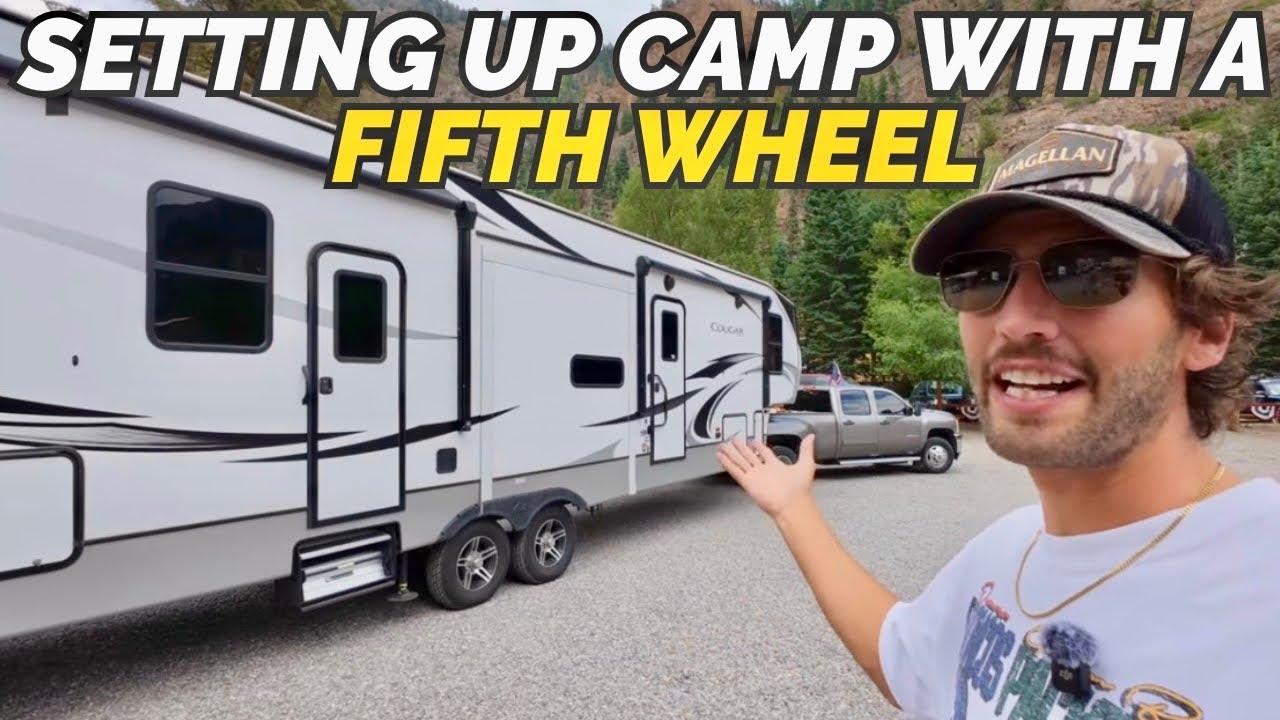 SUPER simple and basic steps to setting up a fifth wheel camper at your ...