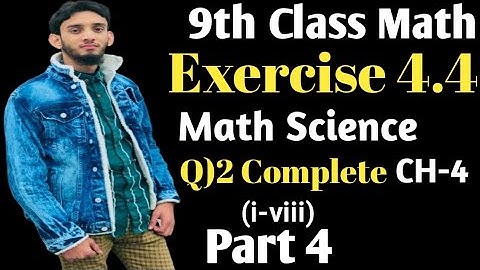 Class 9th Math Unit 4|Exercise 4.4 Question 2 (i-viii)|What is the Conjugate|Math 9th part4