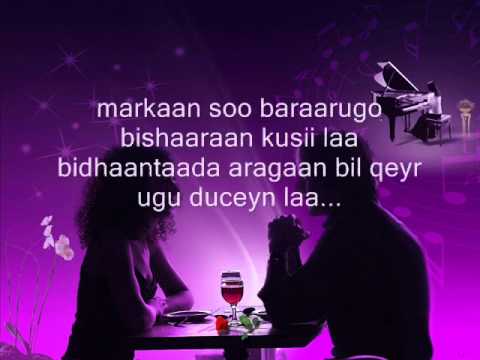 Somali Lyrics - song .Sahra Ahmed iyo Diini Ali Om...