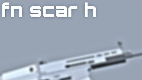 FN SCAR H RELOADING IN PRISMA 3D