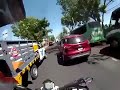 Conductora choca contra taxi por ir peleando con motociclista en cdmx