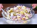 Tender ham in salad in 5 minutes! Just 3 ingredients! Cooking for 100 years! No mayonnaise!